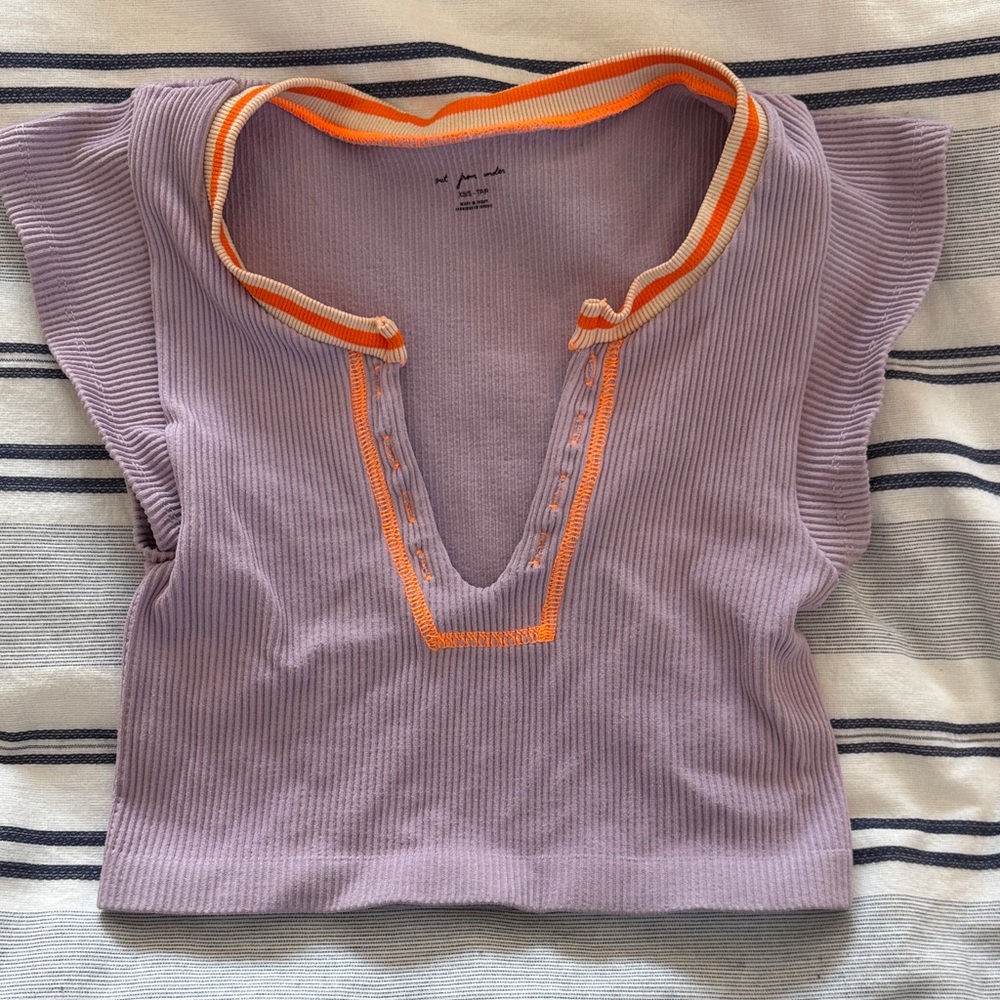 Urban Outfitters Out From Under XSS  and Orange Ribbed Top